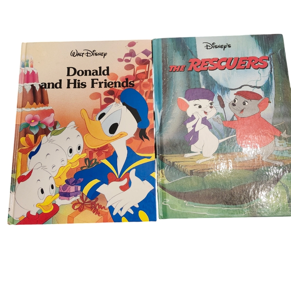 Vintage Disney Hard Cover Books